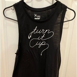 Old Navy Active black tank top.